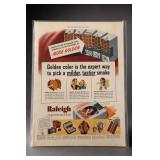 Raleigh cigarette advertisement