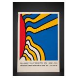 1966 Nicholas Krushenick 50th Anniversary Poster
