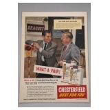 c. 1954 Chesterfield Dragnet Advertising Print
