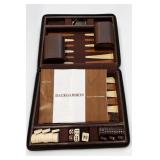 1 Backgammon Set in Brown Zippered w/ Accessories