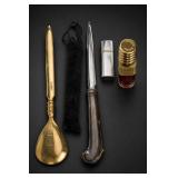 Lot of Assorted Items w/ Jean Patou Perfume Bottle
