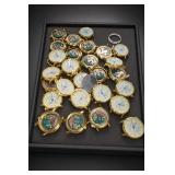 Lot of Gold-Tone Watch Cases, Sagittarius Dials