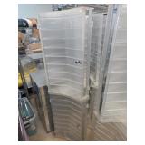 Lot of Acrylic Display Cabinets