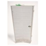 Translucent Plastic Locking Display Cabinet