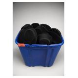 Lot of Black Flocked Jewelry Displays