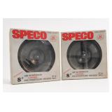 Lot of 2 Vintage SPECO G810CPP 8-Inch Speakers