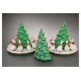 Lot of Christmas Trees and Goose Holiday Displays