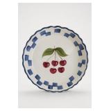 Laurie Gates Cherry Pie Plate Williams Sonoma