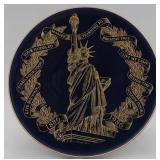 3 Decorative Plates Statue of Liberty Etc