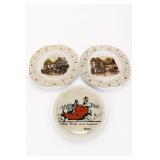 Lot of 3 Plates, Including Norman Rockwell