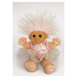 Vintage Troll Russ Berrie & Co., Pink Dress