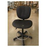 Upholstered Adjustable Swivel Barstool
