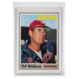 1970 Topps #211 Ted Williams Manager Card