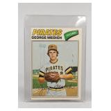 1977 Topps George Medich Mismatched-Back Card