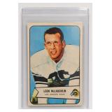 1954 Bowman No. 56 Leon McLaughlin Football Card