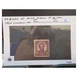 United States U.S. 1924 Scott #600 3Â¢ Coil Stamp