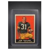 1961 Topps #41 Jim Taylor Football Card