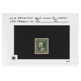 1910 1Â¢ Franklin Stamp, Scott 383 One cent