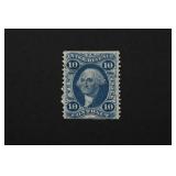 1862 U.S. 10Â¢ Contract Revenue Stamp, Scott R34b