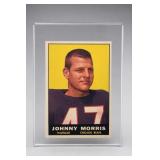 1961 Topps Johnny Morris #11 Rookie Card