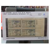 1951 UCV 3-Cent Scott #998 Plate Block of 4