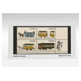 1983 U.S. 20Â¢ Streetcars Block of Four