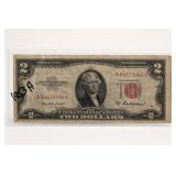 1953A $2 United States Note, Red Seal