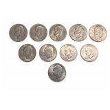 Ten Eisenhower Dollars, 1971â€“1976
