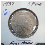 1937 Buffalo Nickel, Fine