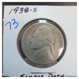 1938-S Jefferson Nickel