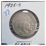 1925-S Buffalo Nickel