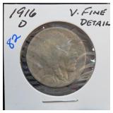 1916-D Buffalo Nickel