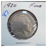 1920 Buffalo Nickel, Fine