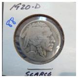 1920-D Buffalo Nickel