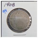 1908 Liberty V Nickel