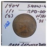1904 1/1 Indian Head Cent