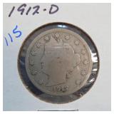 1912-D Liberty V Nickel