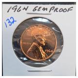1964 Lincoln Memorial Cent Proof