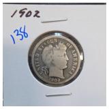 1902 Barber Dime