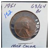 1951 Lincoln Wheat Cent
