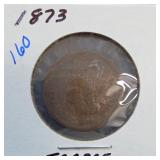 1873 Indian Head Cent