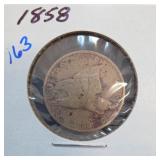 1858 Flying Eagle Cent