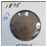 1875 Indian Head Cent