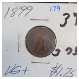 1879 Canada Queen Victoria Large Cent, VG+
