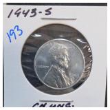 1943-S Lincoln Wheat Cent, UNC