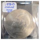 1776â€“1976-D Eisenhower Dollar, Choice UNC