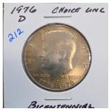 1776â€“1976-D Kennedy Half Dollar, Choice UNC