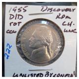1955-D/D Jefferson Nickel