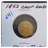 1852 Indian Head 50-Cent Token