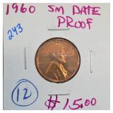 1960 Lincoln Memorial Cent, Small Date